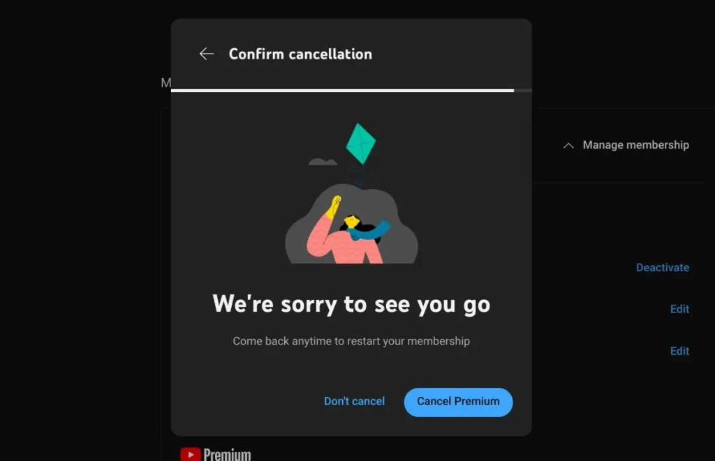 Cancel Premium